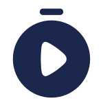 Stopwatch Play SVG Icon